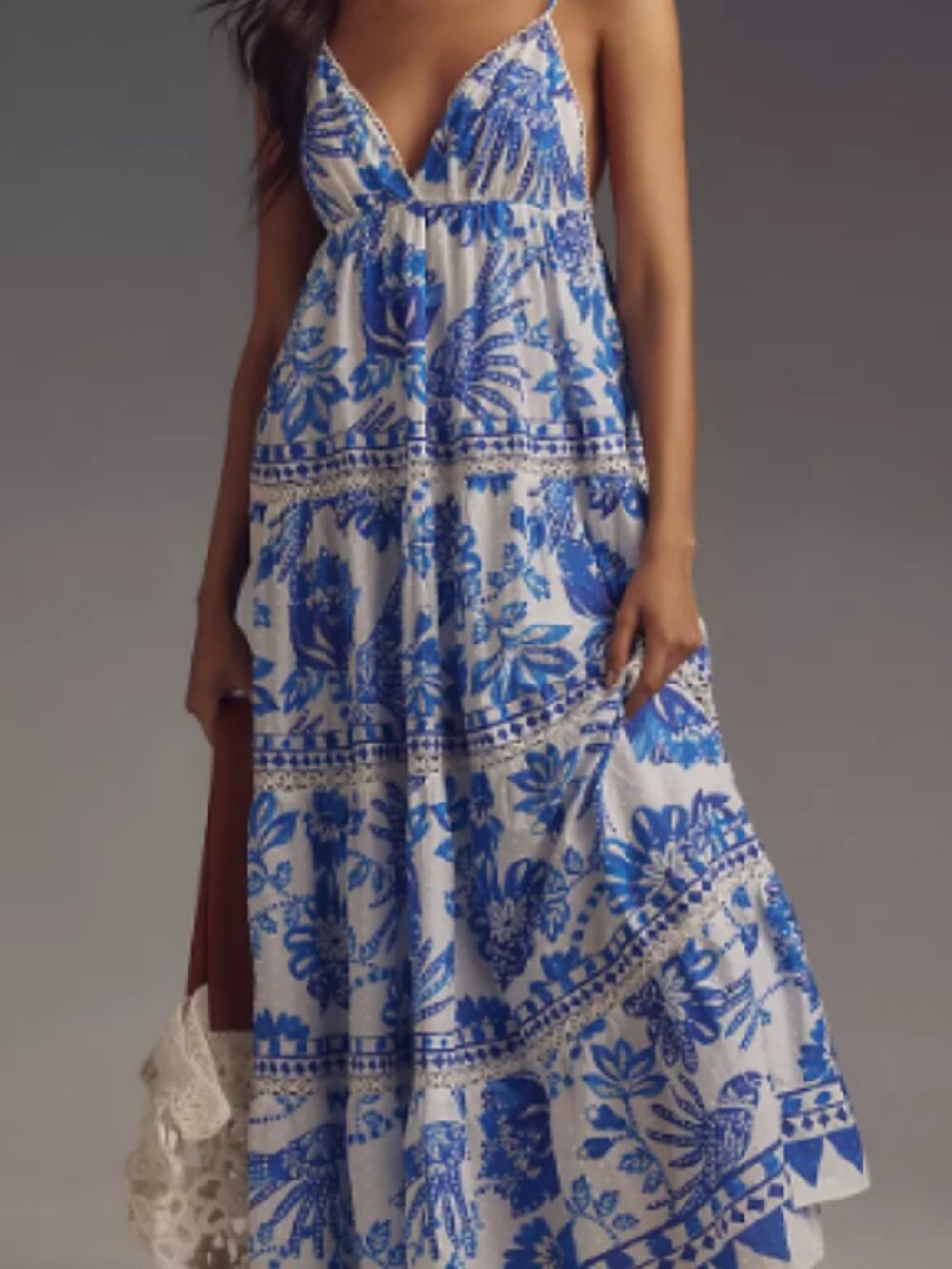 Farm Rio FARM Rio Flowerful Birds Maxi Dress (WORN ONCE)